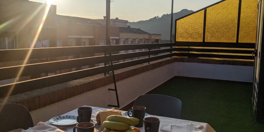 terraza desayuno